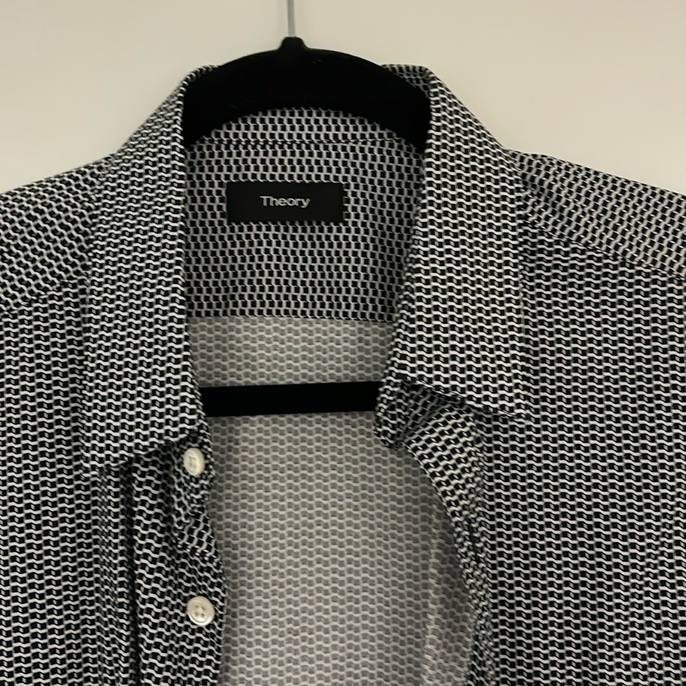 Theory Size M Navy Colored Pattern - image 1